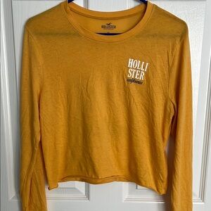 Hollister Mustard Yellow Crop Top